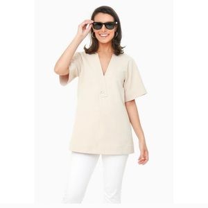 NWT Tuckernuck Oyster Shell Ines Tunic Top XL